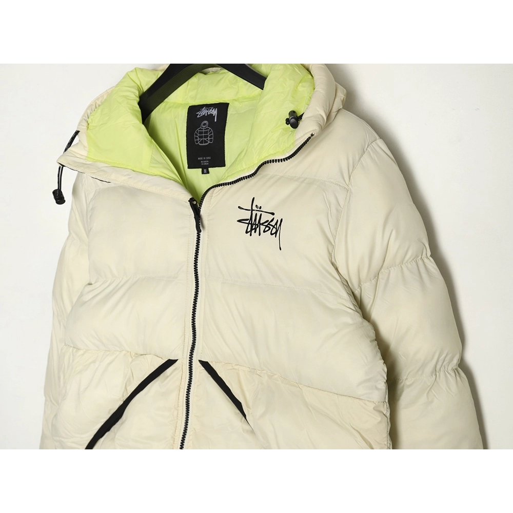 Stussy chest letter print bread cotton jacket,Stussy Jacket,Jacket,,Low Price High quality,Free Shipping to France