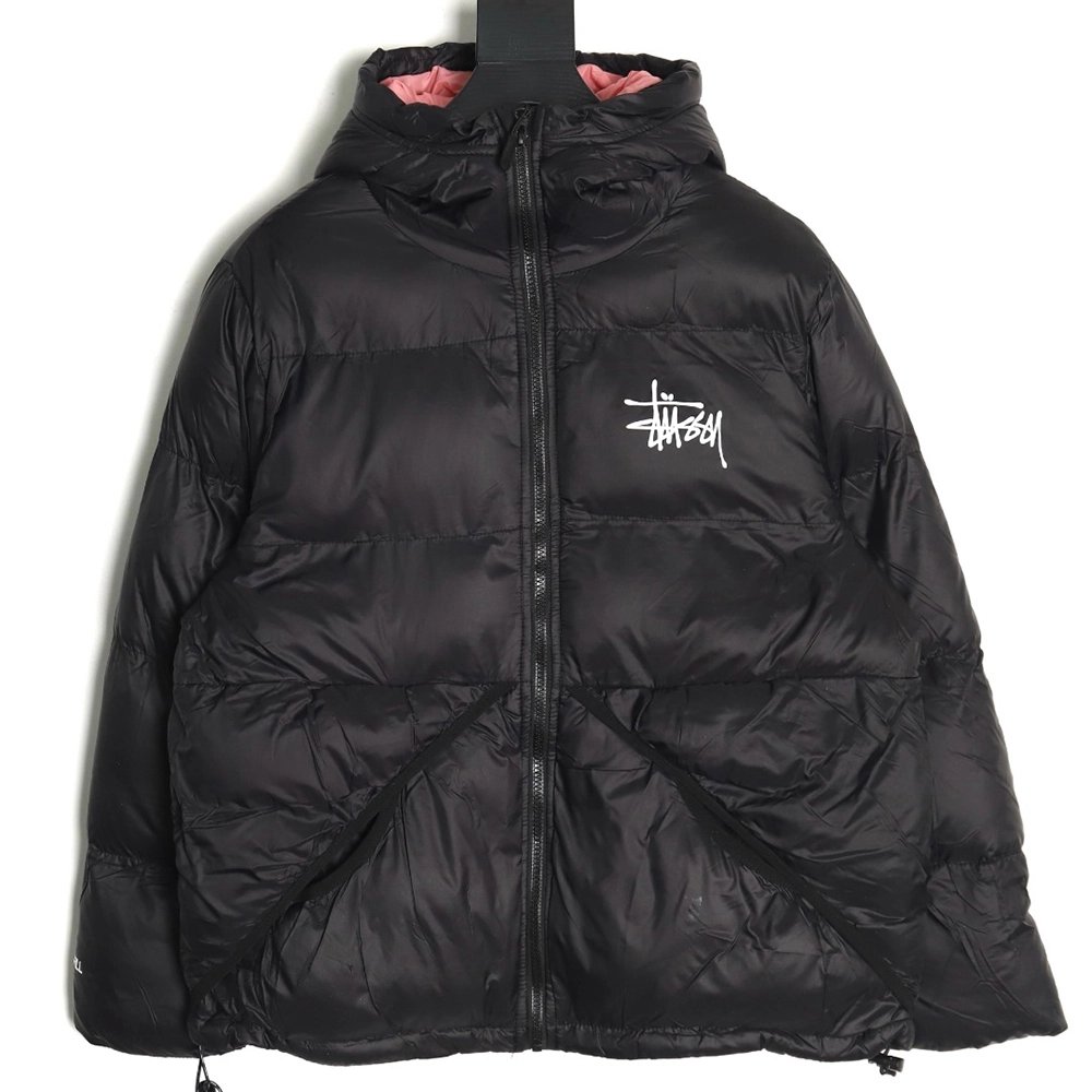 Stussy chest letter print bread cotton jacket,Stussy Jacket,Jacket,,Low Price High quality,Free Shipping to France