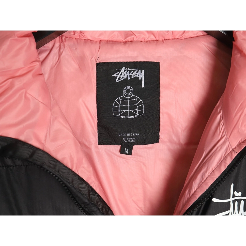 Stussy chest letter print bread cotton jacket,Stussy Jacket,Jacket,,Low Price High quality,Free Shipping to France