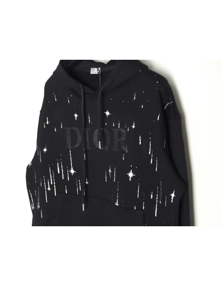 Dior shooting star embroidered lettering hoodie,Dior Hoodie,Hoodie,,Low Price High quality,Free Shipping to France