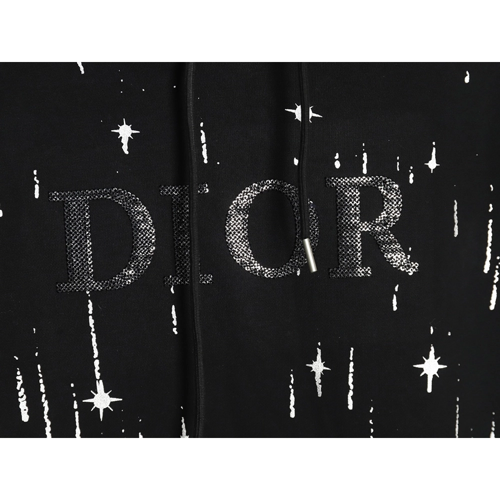 Dior shooting star embroidered lettering hoodie,Dior Hoodie,Hoodie,,Low Price High quality,Free Shipping to France