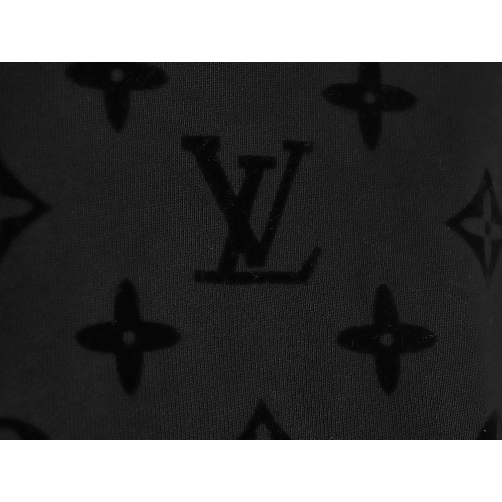 Louis Vuitton Monogram Flocked Print Hoodie,Louis Vuitton Hoodie,Hoodie,,Low Price High quality,Free Shipping to France