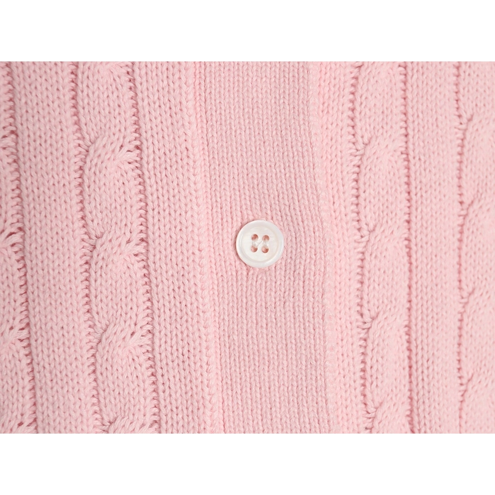 Ralph Lauren Classic Cable Lapel Knit Cardigan,Ralph Lauren Sweatshirt,Sweatshirt,,Low Price High quality,Free Shipping to Franc