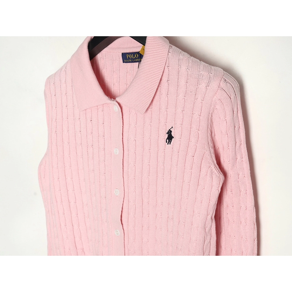 Ralph Lauren Classic Cable Lapel Knit Cardigan,Ralph Lauren Sweatshirt,Sweatshirt,,Low Price High quality,Free Shipping to Franc