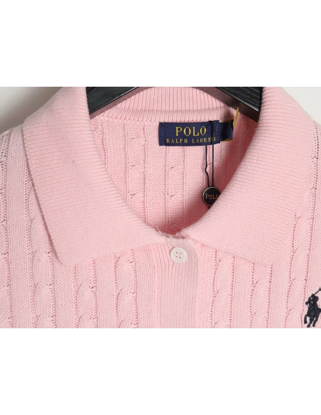 Ralph Lauren Classic Cable Lapel Knit Cardigan,Ralph Lauren Sweatshirt,Sweatshirt,,Low Price High quality,Free Shipping to Franc