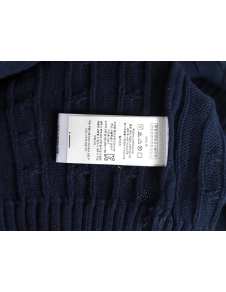 Ralph Lauren Classic Cable Lapel Knit Cardigan,Ralph Lauren Sweatshirt,Sweatshirt,,Low Price High quality,Free Shipping to Franc