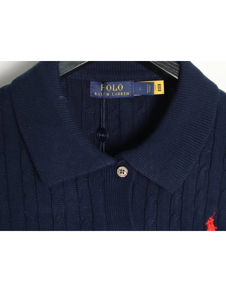 Ralph Lauren Classic Cable Lapel Knit Cardigan,Ralph Lauren Sweatshirt,Sweatshirt,,Low Price High quality,Free Shipping to Franc