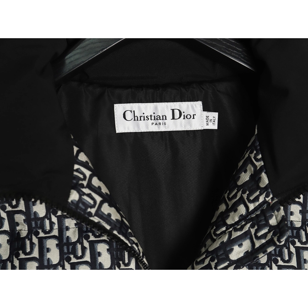 Dior all over print monogram jacquard stand collar waisted cotton jacket,Dior Jacket,Jacket,,Low Price High quality,Free Shippin