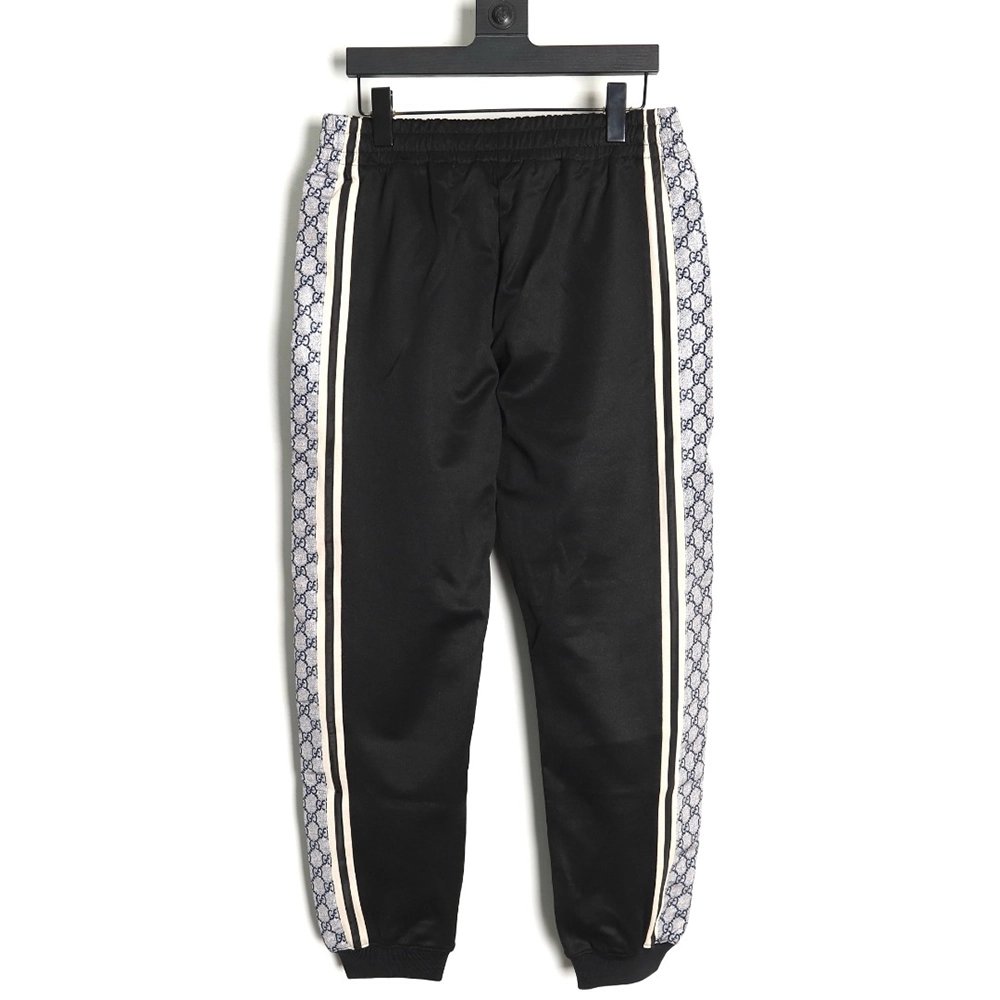 Gucci classic snake print web pants,Gucci Trousers,CASUAL PANTS,APPAREL