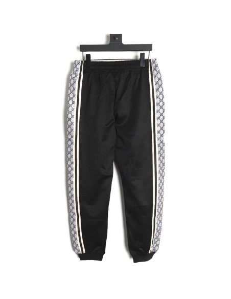 Gucci classic snake print web pants,Gucci Trousers,CASUAL PANTS,APPAREL