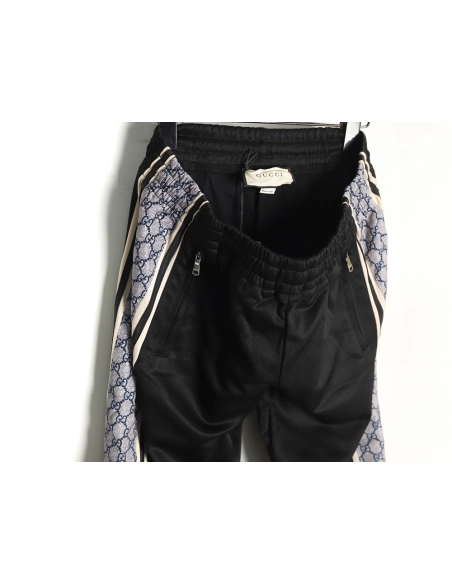 Gucci classic snake print web pants,Gucci Trousers,CASUAL PANTS,APPAREL