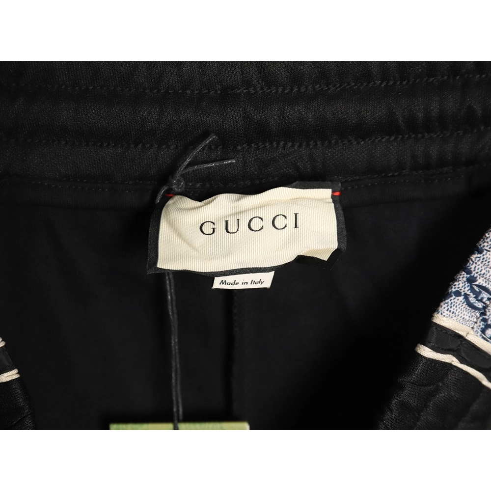 Gucci classic snake print web pants,Gucci Trousers,CASUAL PANTS,APPAREL