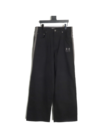 Balenciaga x Under Armour embroidered sidepanel trousers,Balenciaga Trousers,CASUAL PANTS,APPAREL
