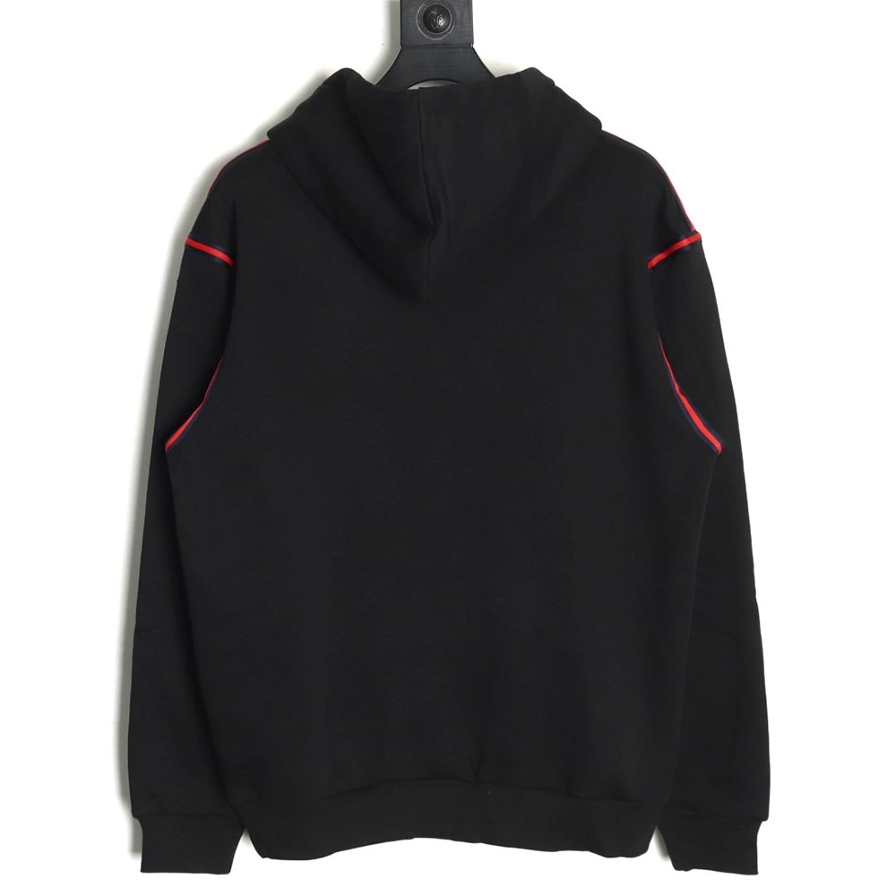 Gucci Black Web Hoodie,Gucci Hoodie,Hoodie,APPAREL