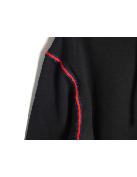 Gucci Black Web Hoodie,Gucci Hoodie,Hoodie,APPAREL