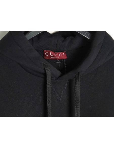 Gucci Black Web Hoodie,Gucci Hoodie,Hoodie,APPAREL