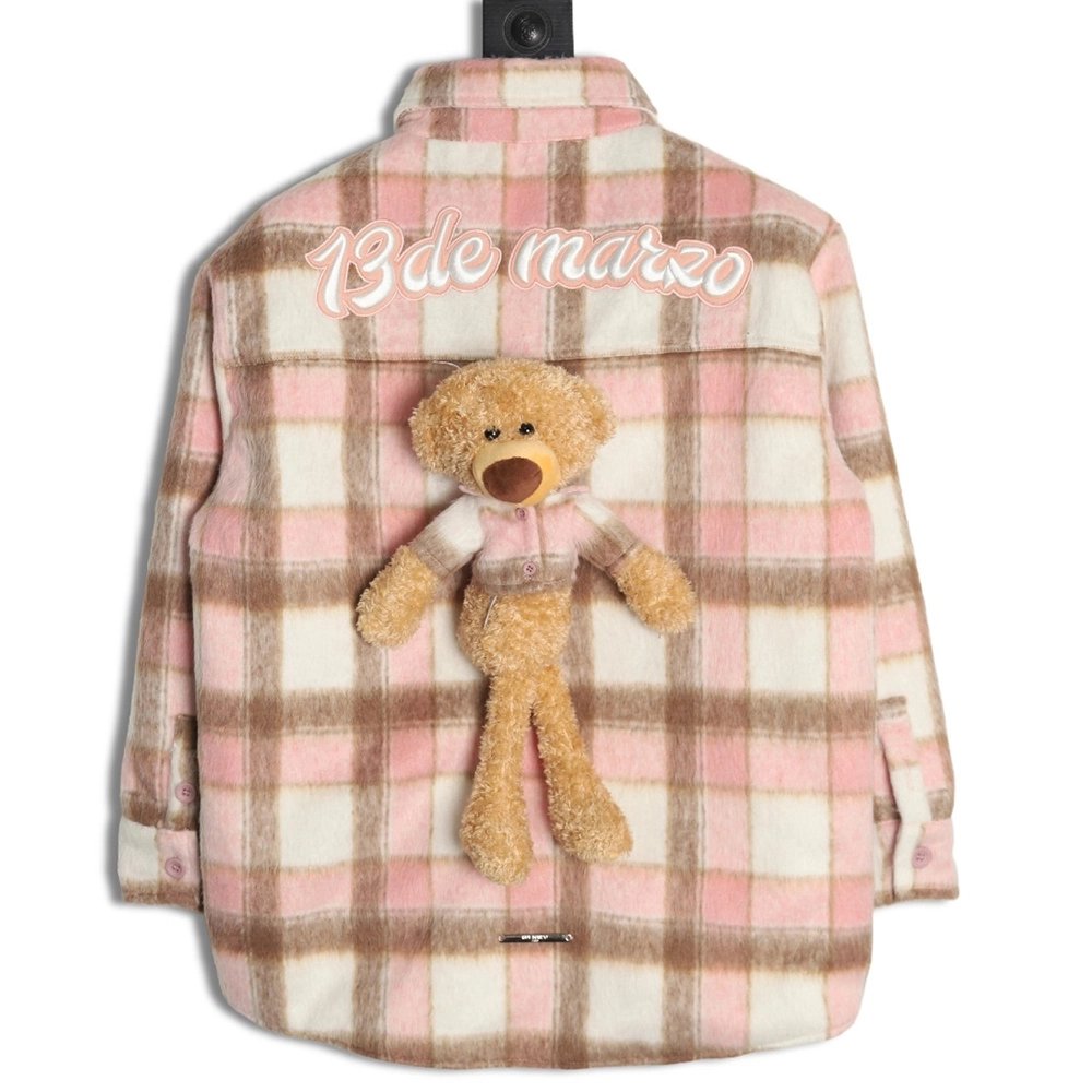 13De Marzo flannel shirt jacket,13De Marzo Jacket,Jacket,APPAREL