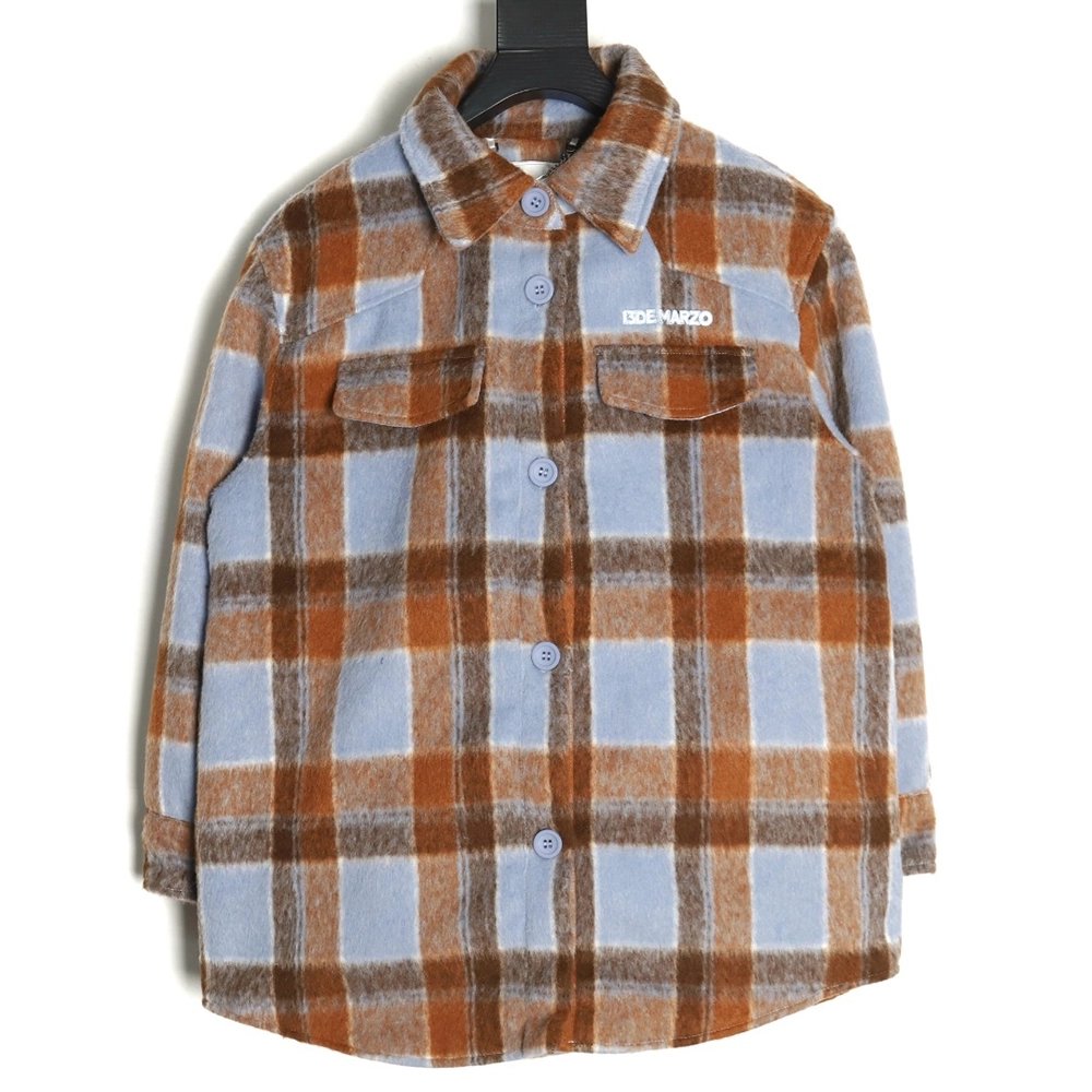 13De Marzo flannel shirt jacket,13De Marzo Jacket,Jacket,APPAREL