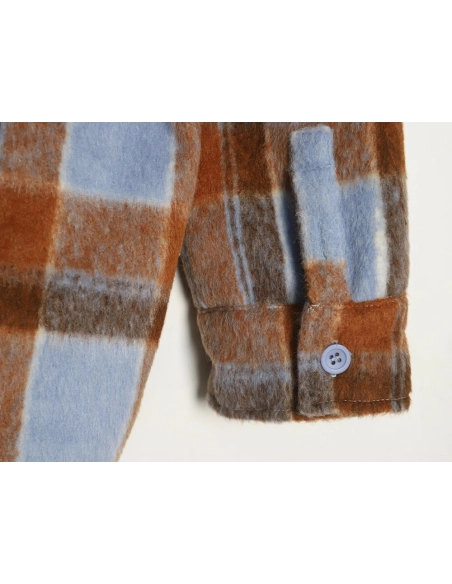 13De Marzo flannel shirt jacket,13De Marzo Jacket,Jacket,APPAREL