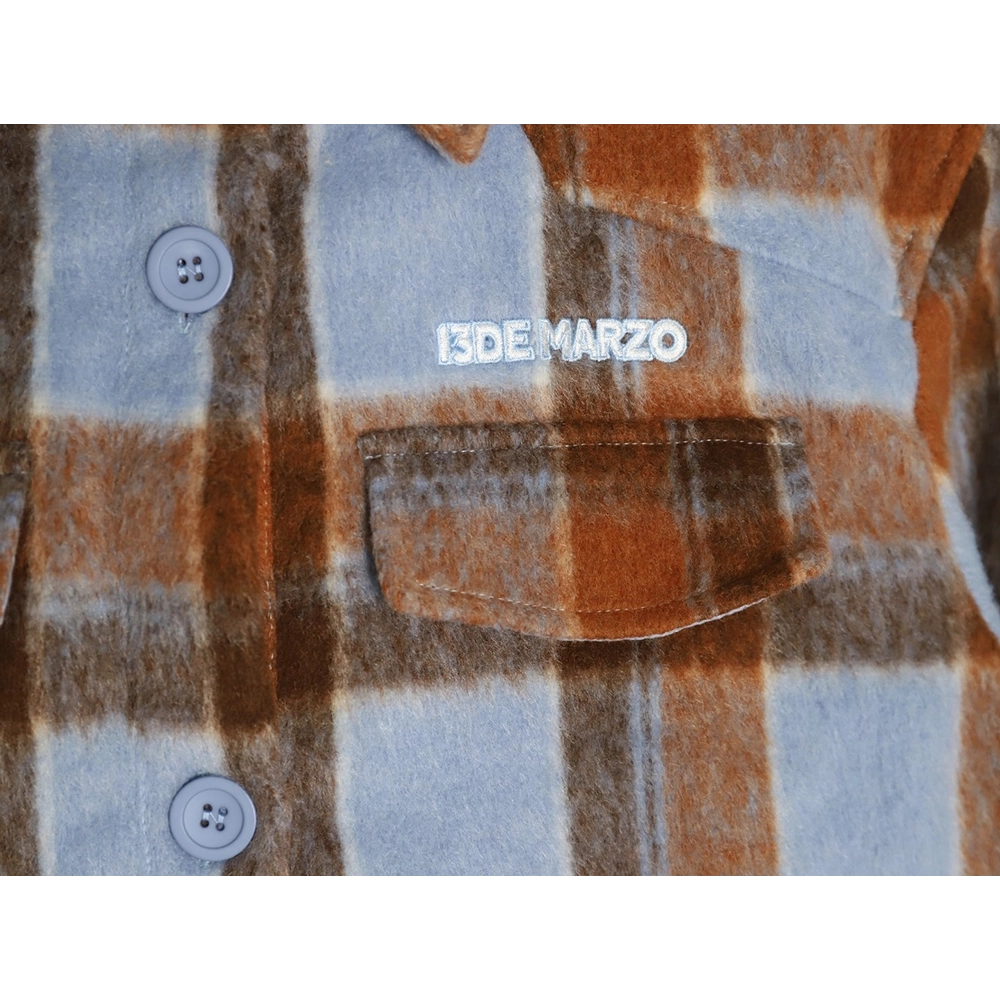 13De Marzo flannel shirt jacket,13De Marzo Jacket,Jacket,APPAREL