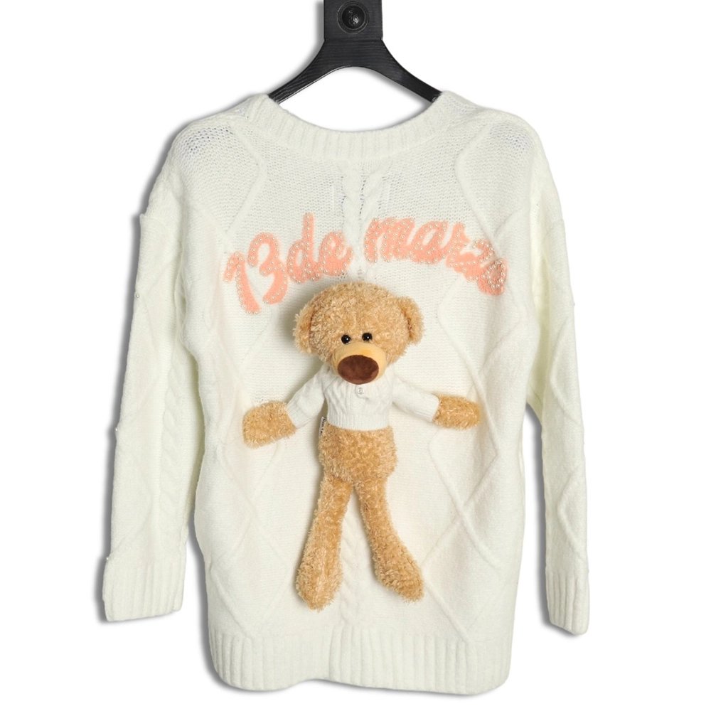 13De Marzo plaid cardigan sweater,13De Marzo Sweater,Sweatshirt,APPAREL