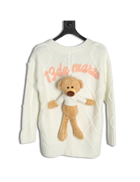 13De Marzo plaid cardigan sweater,13De Marzo Sweater,Sweatshirt,APPAREL