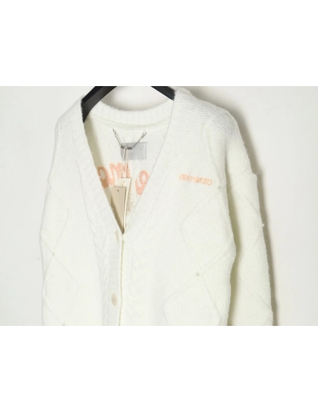 13De Marzo plaid cardigan sweater,13De Marzo Sweater,Sweatshirt,APPAREL