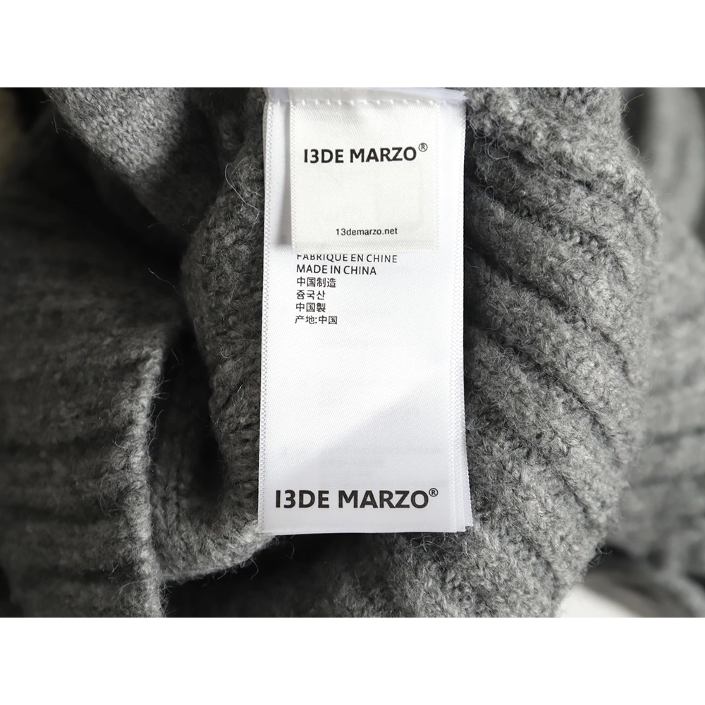 13De Marzo plaid cardigan sweater,13De Marzo Sweater,Sweatshirt,APPAREL