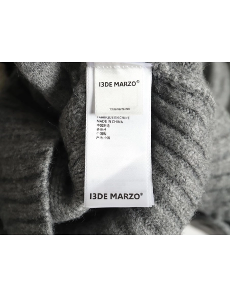 13De Marzo plaid cardigan sweater,13De Marzo Sweater,Sweatshirt,APPAREL