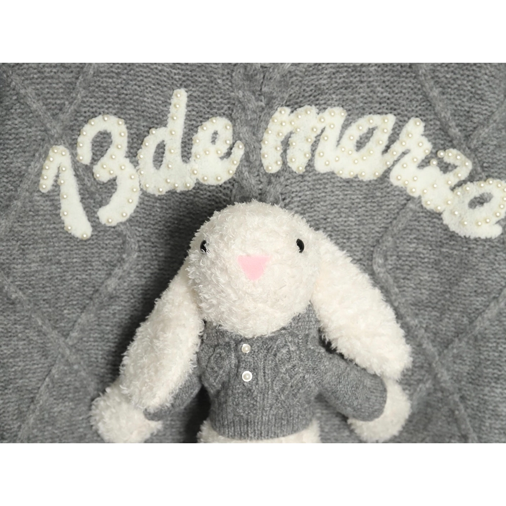 13De Marzo plaid cardigan sweater,13De Marzo Sweater,Sweatshirt,APPAREL