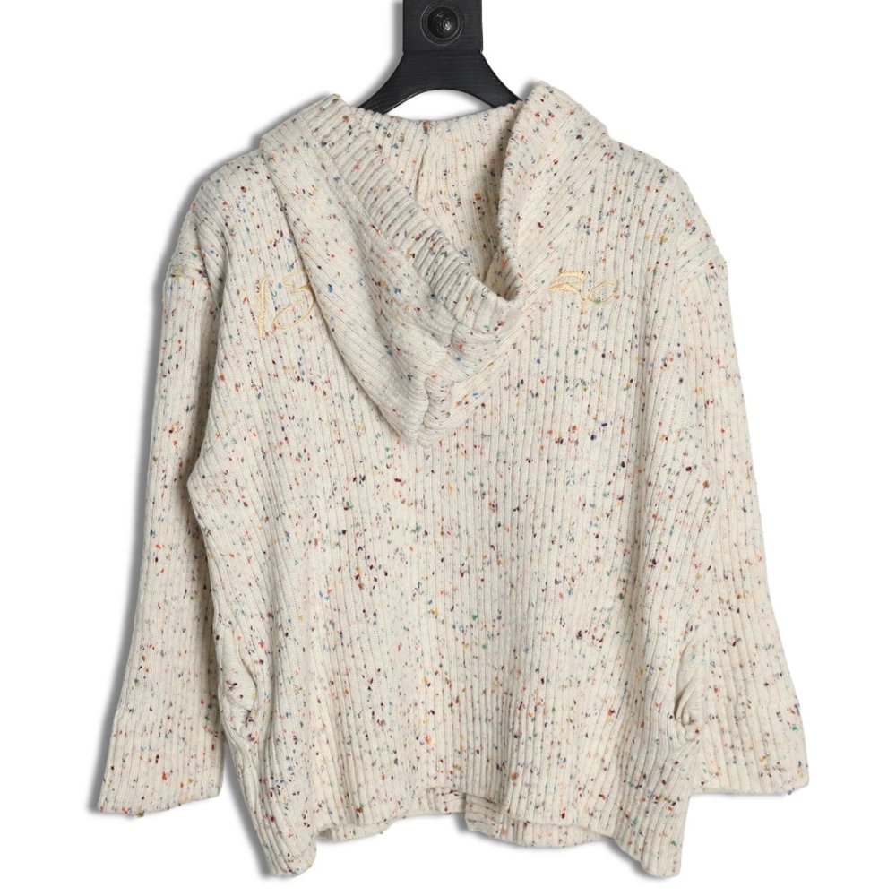 13De Marzo horn button hooded cardigan sweater,13De Marzo Sweater,Sweatshirt,APPAREL