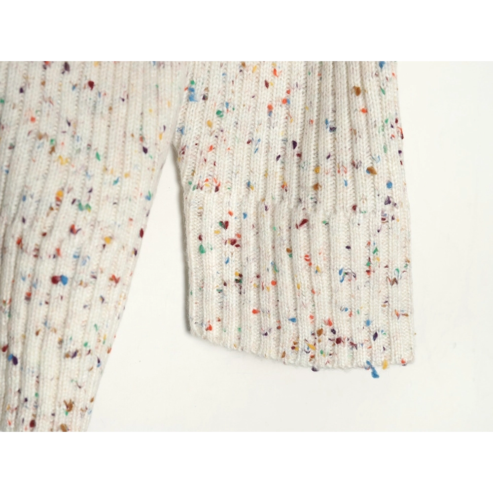 13De Marzo horn button hooded cardigan sweater,13De Marzo Sweater,Sweatshirt,APPAREL