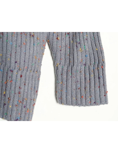 13De Marzo horn button hooded cardigan sweater,13De Marzo Sweater,Sweatshirt,APPAREL