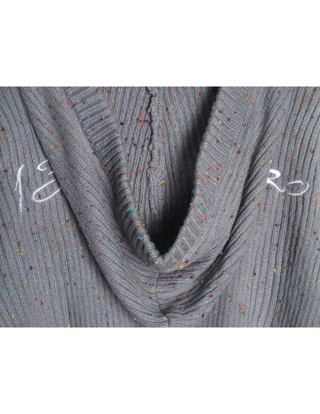 13De Marzo horn button hooded cardigan sweater,13De Marzo Sweater,Sweatshirt,APPAREL