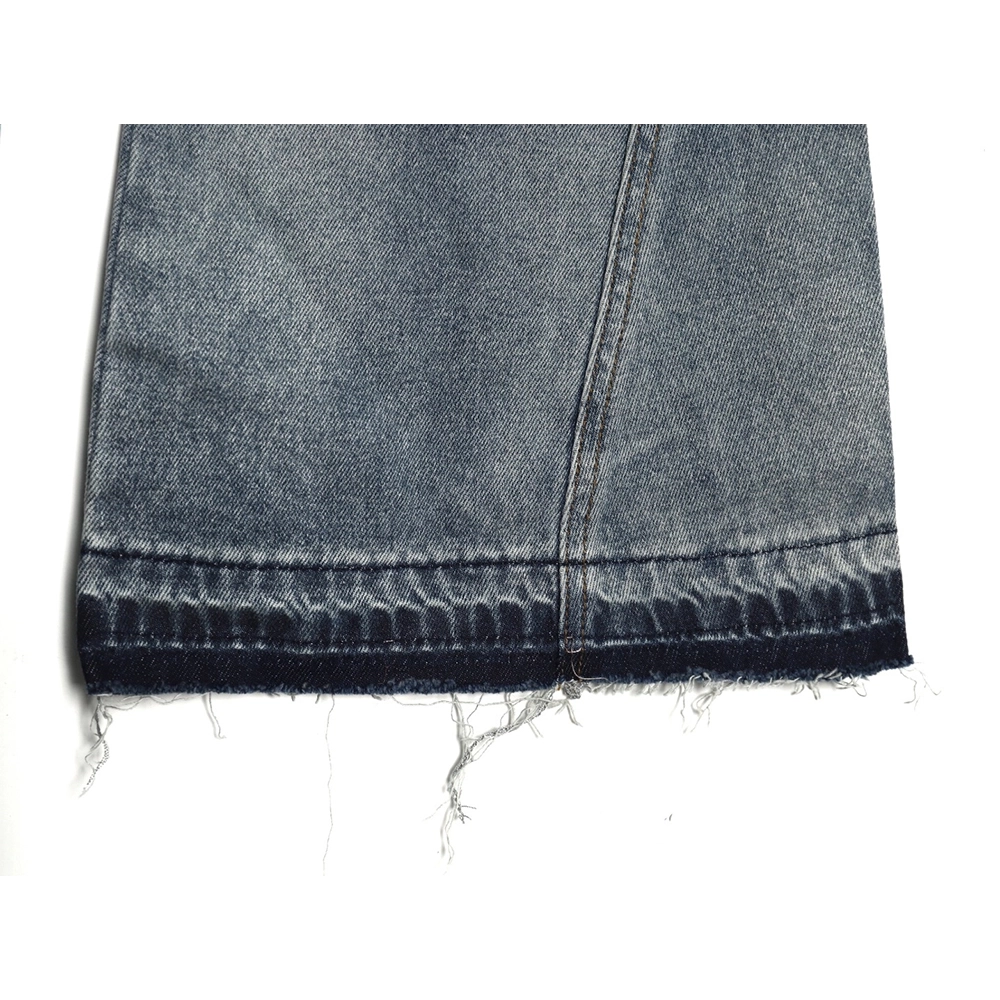 13De Marzo MidRange Bear WideLeg Jeans,13De Marzo Jeans,CASUAL PANTS,APPAREL