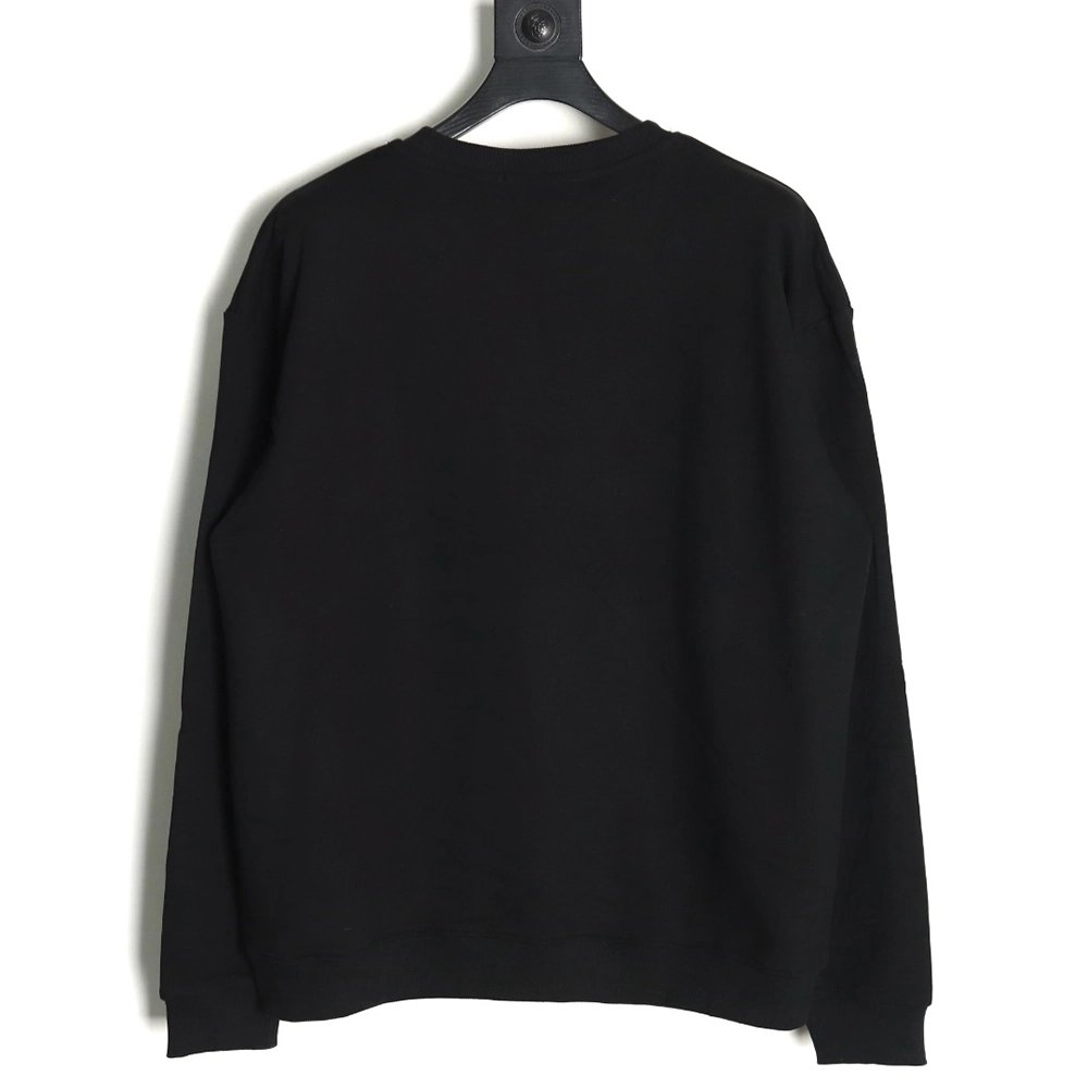 Louis Vuitton presbyopia leather label cotton sweatshirt,Louis Vuitton Sweatshirt,Sweatshirt,APPAREL