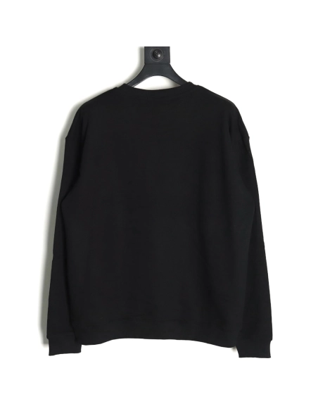 Louis Vuitton presbyopia leather label cotton sweatshirt,Louis Vuitton Sweatshirt,Sweatshirt,APPAREL