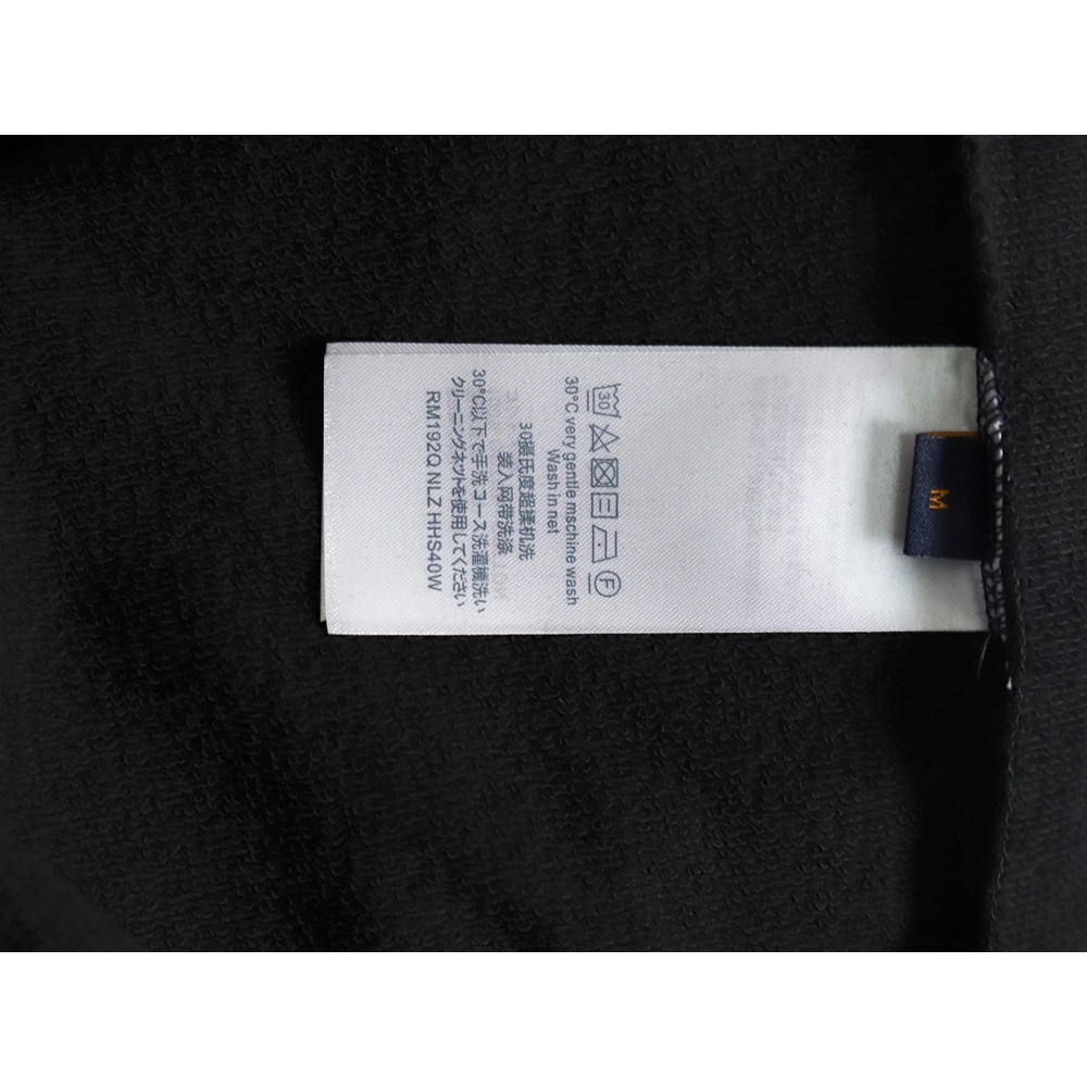 Louis Vuitton presbyopia leather label cotton sweatshirt,Louis Vuitton Sweatshirt,Sweatshirt,APPAREL