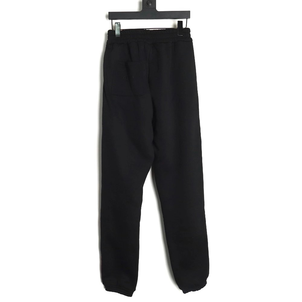 Gucci Black Web Trousers,Gucci Trousers,CASUAL PANTS,APPAREL