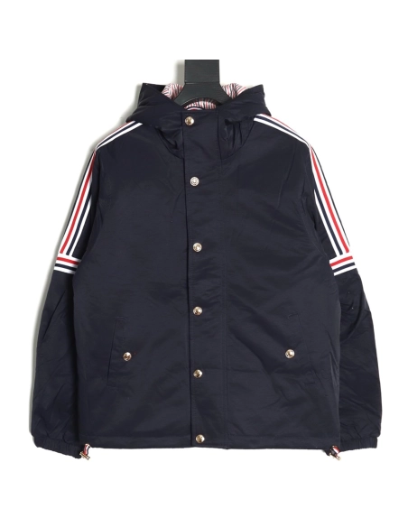 Thom Browne Padded zipup jacket,Thom Browne Jacket,Jacket,APPAREL