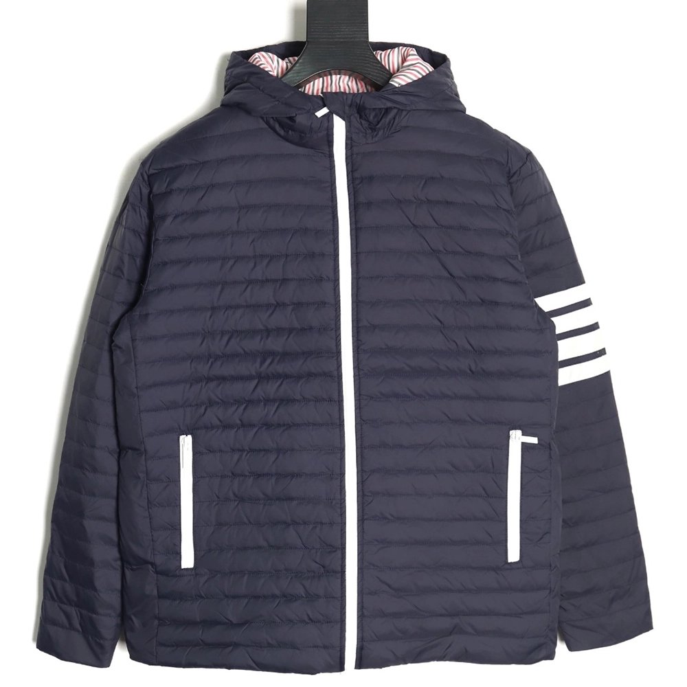 Thom Browne Casual FourBar Padded Jacket,Thom Browne Jacket,Jacket,APPAREL