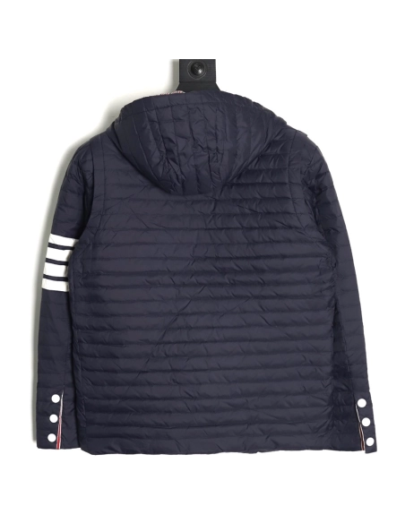 Thom Browne Casual FourBar Padded Jacket,Thom Browne Jacket,Jacket,APPAREL