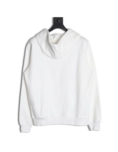Dior embroidered silver logo hoodie,Dior Hoodie,Hoodie,APPAREL