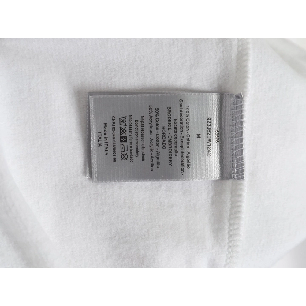 Dior embroidered silver logo hoodie,Dior Hoodie,Hoodie,APPAREL