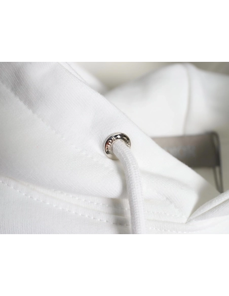 Dior embroidered silver logo hoodie,Dior Hoodie,Hoodie,APPAREL