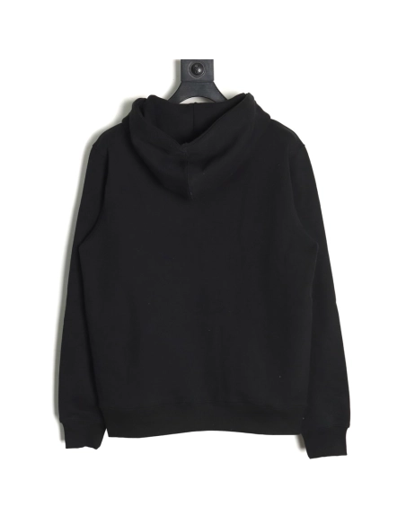 Dior embroidered silver logo hoodie,Dior Hoodie,Hoodie,APPAREL