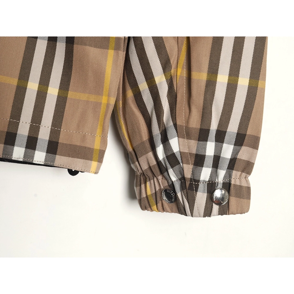 Burberry Check Reversible Hooded Jacket,Burberry Jacket,Jacket,APPAREL