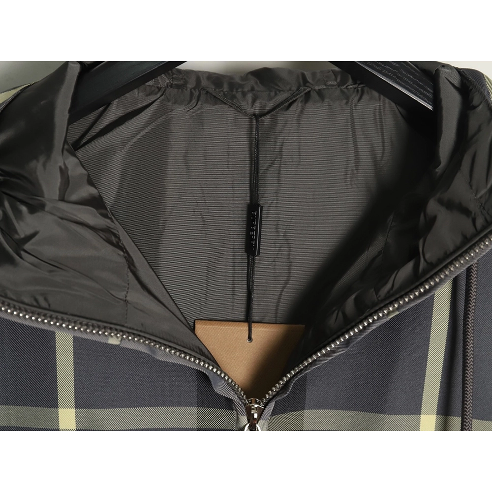 Burberry Check Reversible Hooded Jacket,Burberry Jacket,Jacket,APPAREL