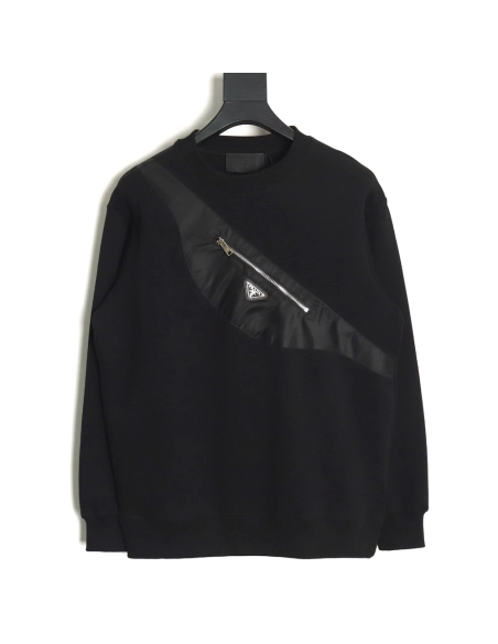 Prada Backpack Crewneck Sweatshirt,Prada Sweatshirt,Sweatshirt,APPAREL