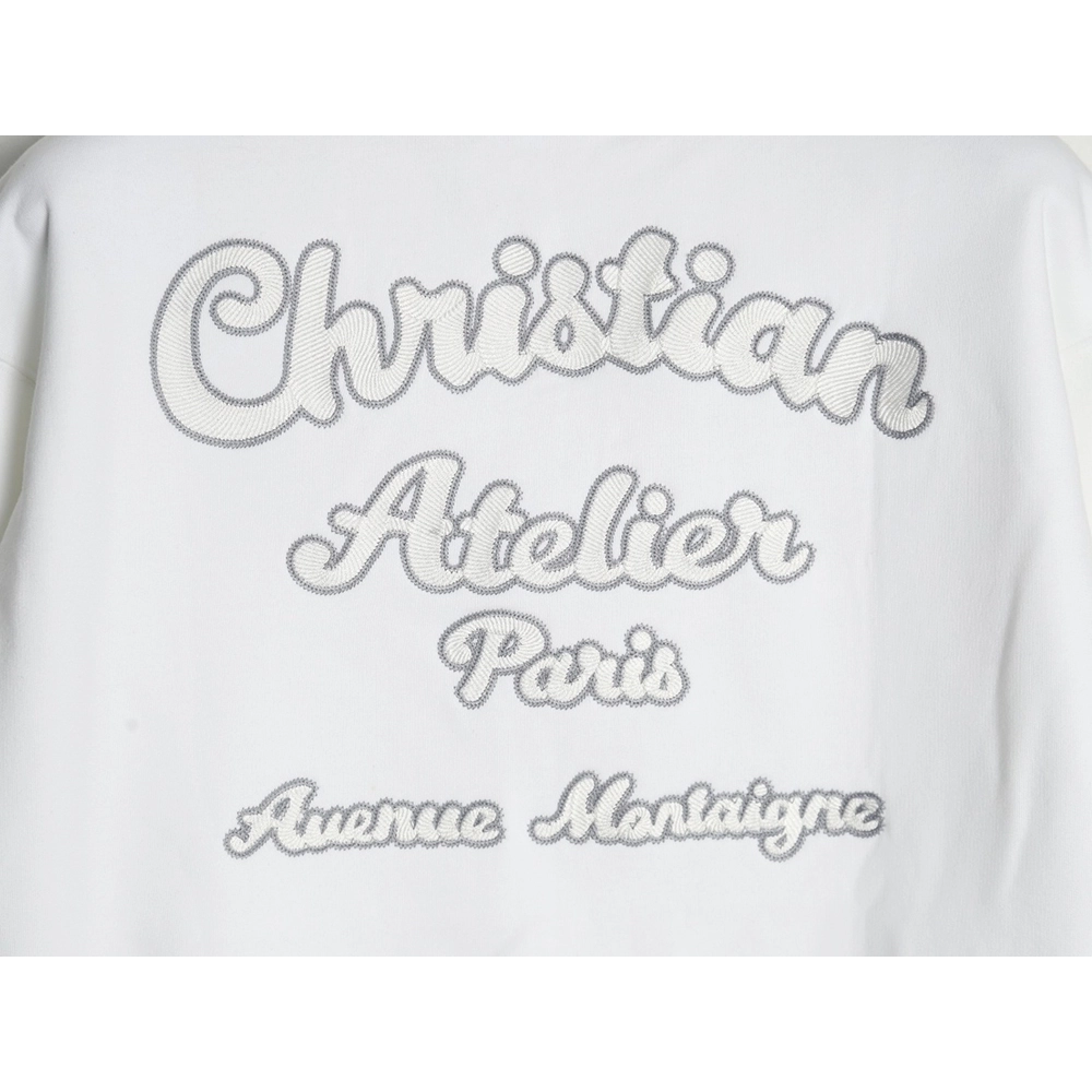 Dior lettering embroidered crewneck sweatshirt,Dior Sweatshirt,Sweatshirt,APPAREL
